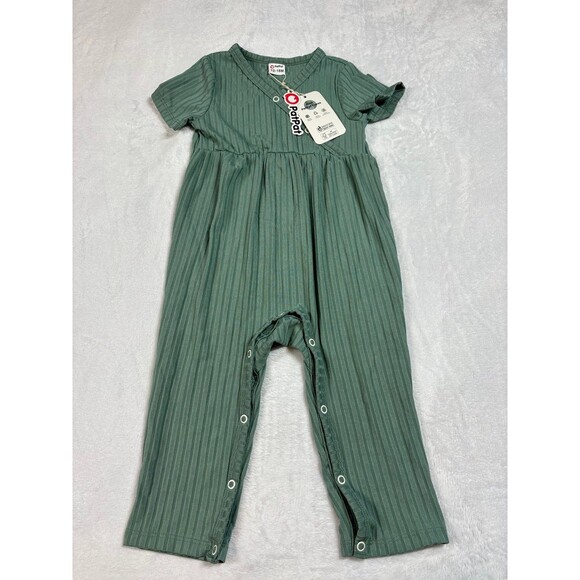 Pat Pat Sage Green Ribbed Sleeper Button up size 12-18m New with Tags! - Picture 1 of 4